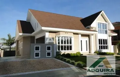 Casa à venda 3 quartos, 3 suites, 6 vagas, 760m², estrela, ponta grossa - pr