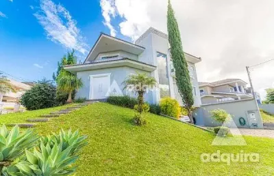 Casa à venda 4 quartos, 1 suite, 4 vagas, 450m², oficinas, ponta grossa - pr