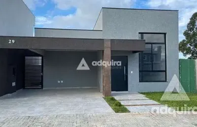 Casa à venda 3 quartos, 1 suite, 2 vagas, 234.36m², cará-cará, ponta grossa - pr