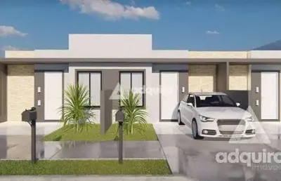 Casa à venda 2 quartos, 1 vaga, 100m², contorno, ponta grossa - pr