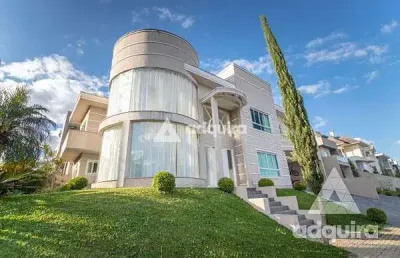 Casa à venda 3 quartos, 3 suites, 2 vagas, jardim carvalho, ponta grossa - pr