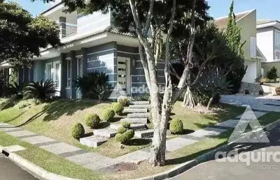 Casa à venda 4 quartos, 3 suites, 4 vagas, 850m², orfãs, ponta grossa - pr