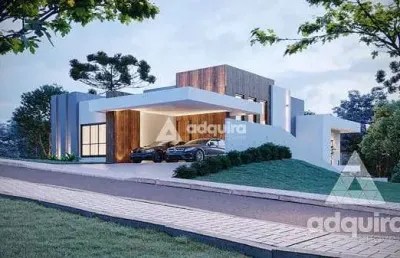 Casa à venda 4 quartos, 4 suites, 4 vagas, 450m², jardim américa, ponta grossa - pr