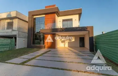 Casa à venda e locação 3 quartos, 3 suites, 2 vagas, 302.51m², jardim carvalho, ponta grossa - pr