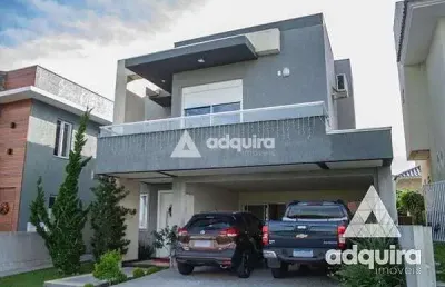 Casa à venda 4 quartos, 1 suite, 2 vagas, 360m², jardim carvalho, ponta grossa - pr
