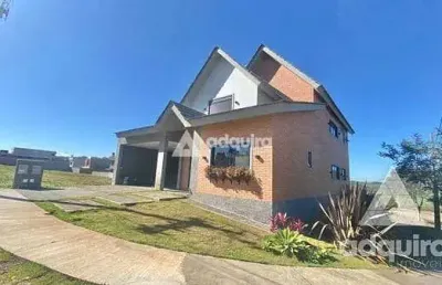 Casa à venda 4 quartos, 3 suites, 4 vagas, 315m², jardim carvalho, ponta grossa - pr
