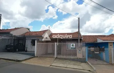 Casa à venda com 2 quartos em frente a escola municipal, uvaranas, ponta grossa, pr