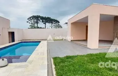 Casa com 2 quartos à venda na rua isaías santos, contorno, ponta grossa, 191 m2 por r$ 680.000
