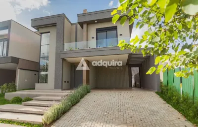 Casa à venda no condomínio terras alphaville, no bairro  jardim carvalho, ponta grossa, pr