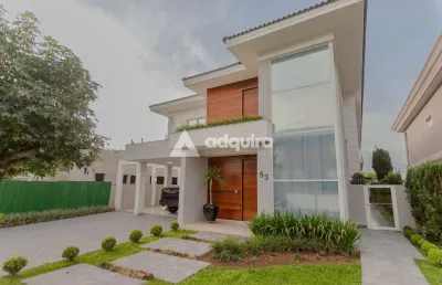 Casa de alto padrão à venda em condomínio , ponta grossa, pr