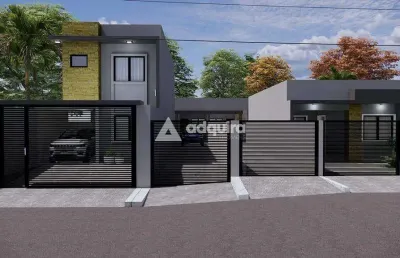 Casas à venda, no residencial oficinas ferroviária no bairro oficinas, ponta grossa, pr