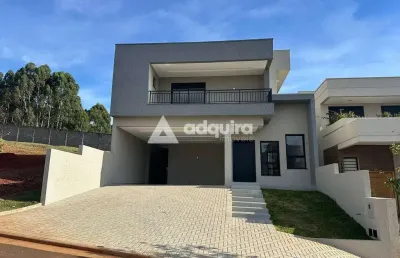 Casa à venda no condomínio vale dos vinhedos, ponta grossa, pr