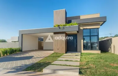 Casa no condomínio terras alphaville, à venda, jardim carvalho, ponta grossa, pr