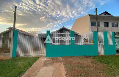 Casa térrea com 2 quartos e edícula em construção! - cará-cará, ponta grossa, pr