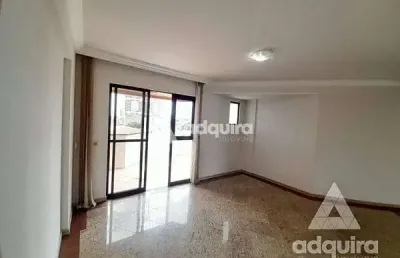 Apartamento para venda, 3 quartos, 1 suíte, 1 vaga, centro, ponta grossa - pr