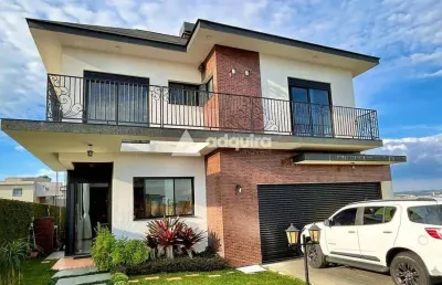 Casa à venda no condomínio fontana di trevi, contendo 3 suítes, no jardim carvalho, ponta grossa, p