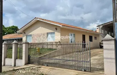 Casa e barracão à venda, uvaranas, ponta grossa, pr