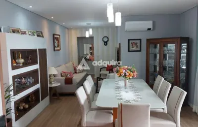 Belíssimo apartamento, mobiliado,  à venda, centro, ponta grossa, pr