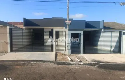 Casa térrea, nova, com 3 quartos (1 suíte), com alto padrão de acabamento e muito espaço, à venda,