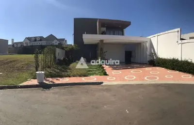 Casa à venda em condomínio alto padrão, 3 suítes, estrela, ponta grossa, pr