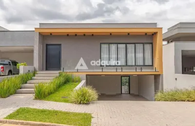 Casa em condominio à venda, vale dos vinhedos, ponta grossa, pr