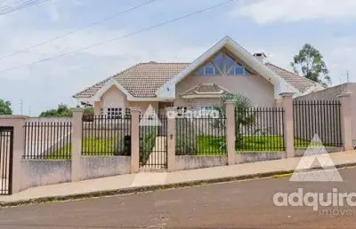 Casa à venda e locação 5 quartos, 3 suites, 5 vagas, 1130m², estrela, ponta grossa - pr