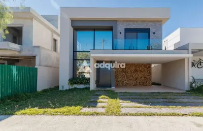 Belíssima residência de alto padrão no condomínio terras alphaville em ponta grossa, pr