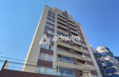 Apartamento para venda  com 2 quartos, 1 suite, 1 vaga, 119m², centro, ponta grossa - pr
