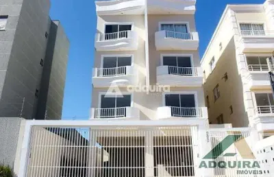 Apartamento locado a venda para investidores! 1 quarto, 1 vaga, 50m², neves, ponta grossa - pr