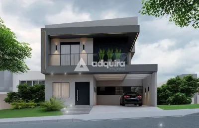 Casa à venda, jardim carvalho, condomínio bosque mistral, ponta grossa, pr