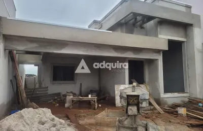 Casa à venda com 3 quartos, sendo 1 suíte, no condomínio residencial le parc, cará-cará, ponta gros