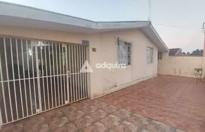 Casa em alvenaria, com 4 quartos, espço gourmet nos fundos à venda na vila dal col - uvaranas, pont