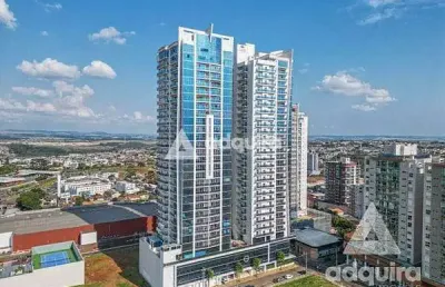 Apartamento à venda 4 quartos, 4 suites, 3 vagas, oficinas, ponta grossa - pr