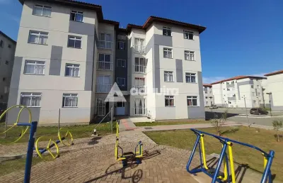 Apartamento semimobiliado para venda, 2 quartos, 1 vaga em uvaranas, ponta grossa - pr