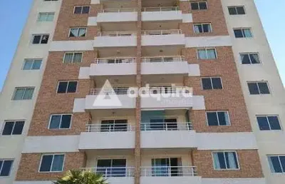 Apartamento semimobiliado para locação, centro, ponta grossa, pr