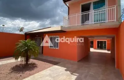 Sobrado à venda, 2 quartos sendo 1 suíte com closed, cará-cará, ponta grossa, pr