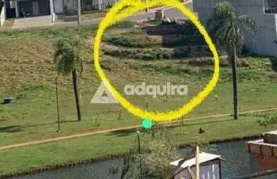 Terreno com 329,64 m² à venda em condomínio fechado, colônia dona luíza, ponta grossa, pr