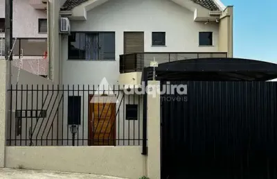 Casa à venda 4 quartos, 1 suite, 2 vagas, com piscina, jardim carvalho, ponta grossa - pr
