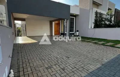 Casa à venda, semi-mobiliada, condomínio vila toscana; colônia dona luíza, ponta grossa, pr