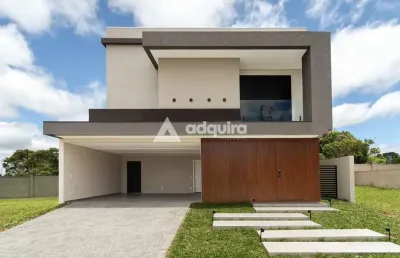 Casa à venda no condomínio terras alphaville, jardim carvalho, ponta grossa, pr