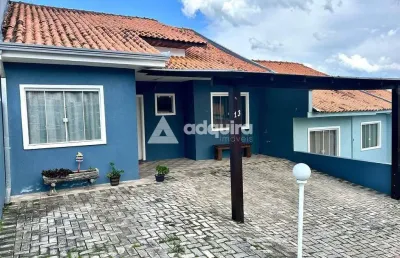 Casa à venda, condomínio fechado, 3 quartos, bairro orfãs, ponta grossa, pr