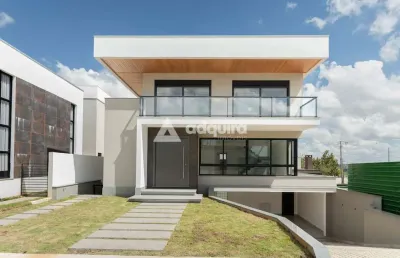 Casa em condomínio fechado com 4 quartos à venda na Rua João Silvio de Lara Machado, Jardim Carvalho, Ponta Grossa