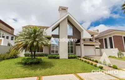 Casa à venda e locação 3 quartos, 3 suites, 5 vagas, 1045m², estrela, ponta grossa - pr