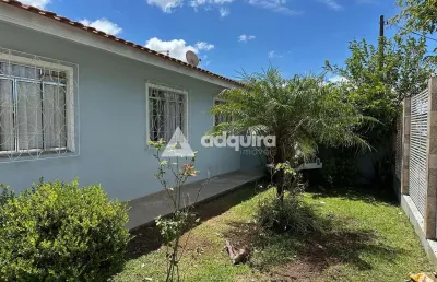 Casa térrea com edícula à venda, uvaranas, ponta grossa, pr