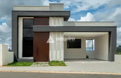 Casa à venda no condominio eos mirante, contorno, ponta grossa, pr
