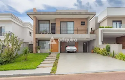 Casa 4 quartos condominio fontana di trevi , jardim carvalho, ponta grossa, pr