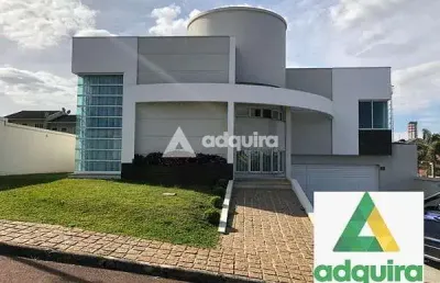 Comercial à venda 4 quartos, 3 suites, 3 vagas, 413m², estrela, ponta grossa - pr