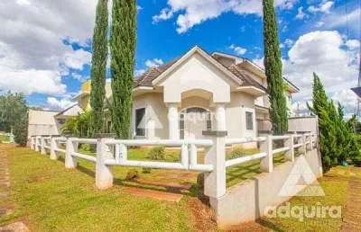 Casa à venda 3 quartos, 3 vagas, 594m², estrela, ponta grossa - pr