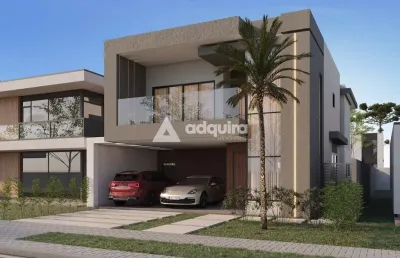 Casa em condomínio fechado com 4 quartos à venda na Rua Visconde de Baraúna, Jardim Carvalho, Ponta Grossa