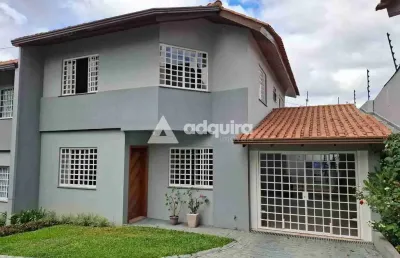 Sobrado à venda, vila fechada, 3 quartos sendo 1 suíte -  estrela, ponta grossa, pr